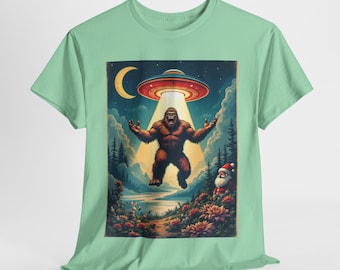 Bigfoot Shirt, Sasquatch Shirt, Funny Bigfoot Shirt, Hiking Shirt, Yeti Shirt, Loch Ness Monster Shirt, Ufo Shirt, Cool Shirt, Alien Shirt,