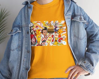 ピック・ユア・ポイズン・バーガーTシャツ、カジュアルウェアに最適な