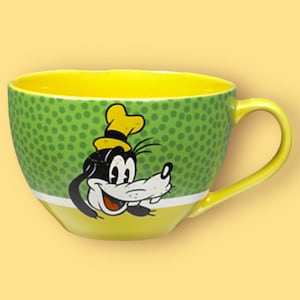 Disney Goofy 20 Ounce Soup Bowl or Cappucino Mug  Super Cute Design. Hard to Find. New