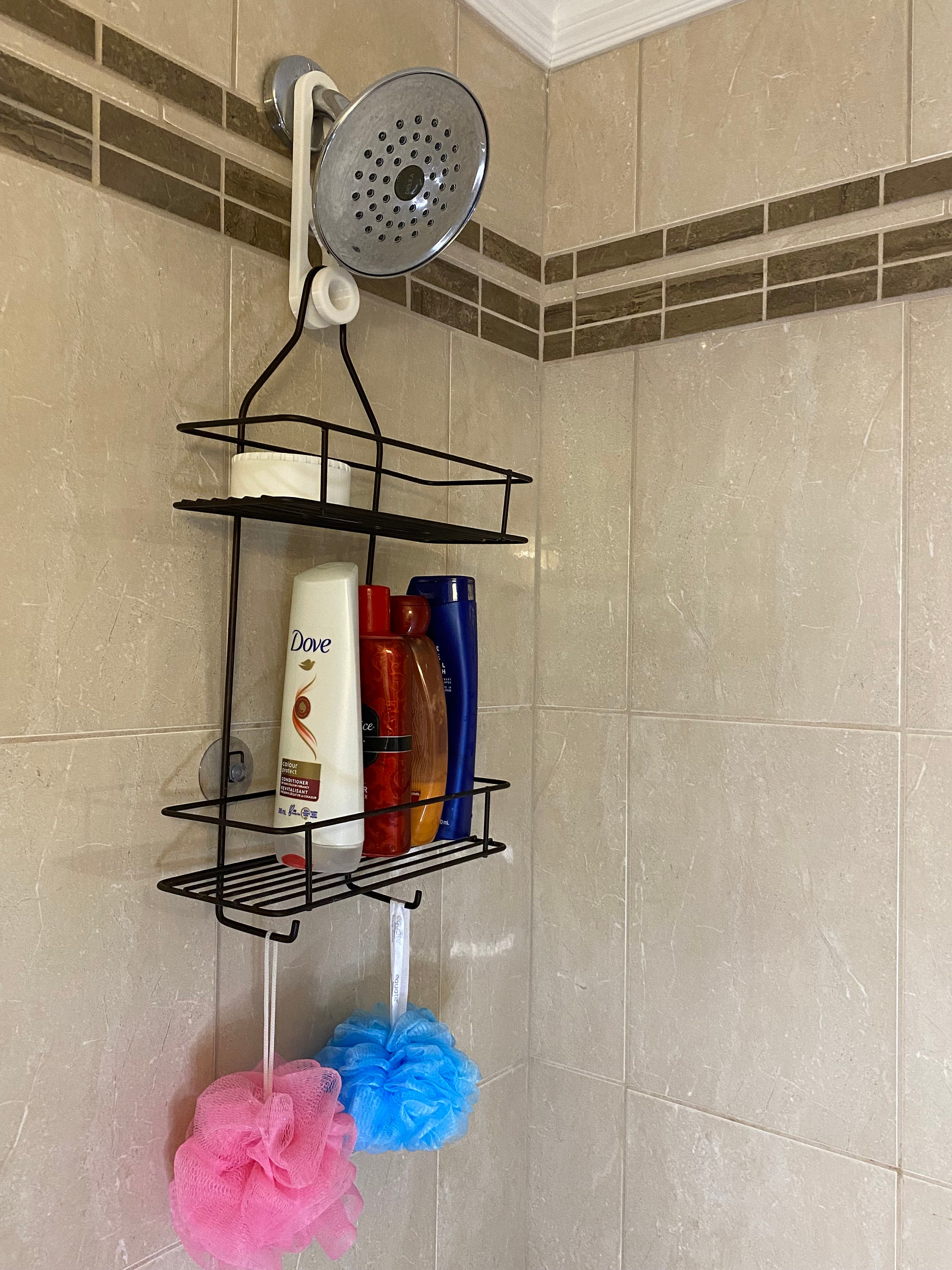 Shower Caddy Extension Hanger 3D Printed Universal Bath and Shower
