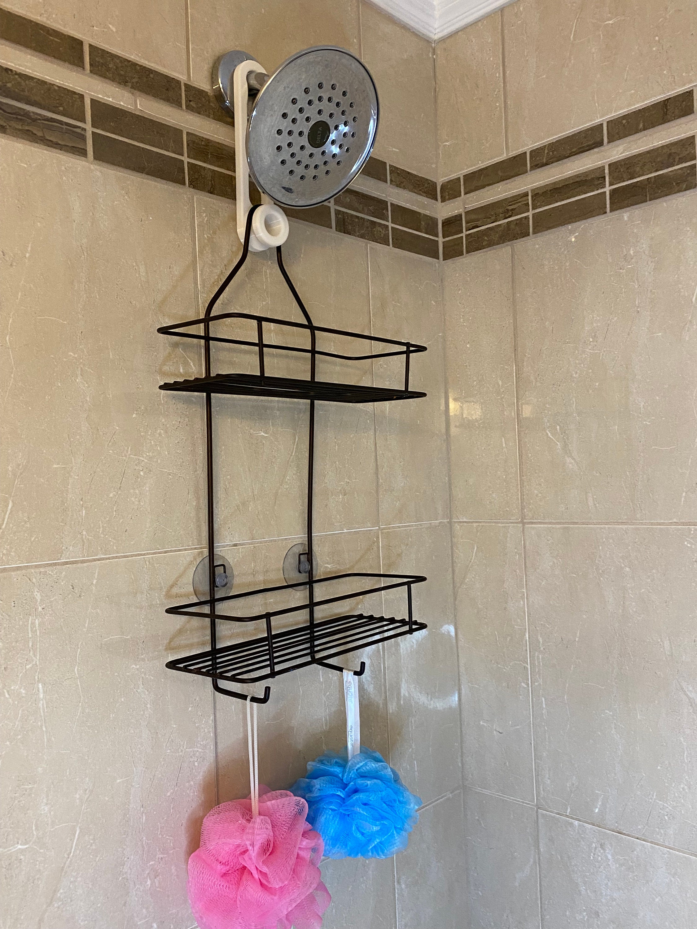 Shower Caddy Extension Hanger 3D Printed Universal Bath and Shower