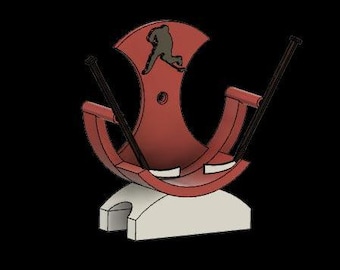 3D gedruckter Hockey Puck Ständer STL Datei: Sport Trophy Display (Digitaler STL Download)