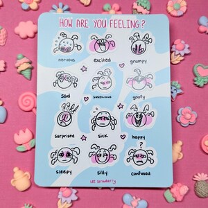 How Are You Feeling - Mood Tracker Sticker Sheet - Great for Daily ...