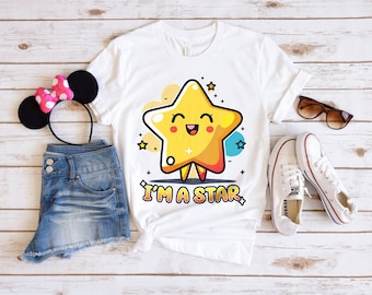 I'm a Star Cute Design Tee, Gaming Shirt, Star Shirt, Cute Unisex T-Shirt
