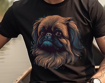 Pekingese Shirt Lion Dog T-Shirt Pekingese Mom Gift Pekingese Dad Gift Pekingese Owner Gift Pekingese  Dog Graphic Tee