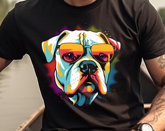Bulldog Shirt American Bulldog T-Shirt American Bulldog Owner Gift American Bulldog Mom American Bulldog Dad Dog Lover Gift Cool Dog TShirt