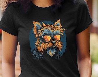 Yorkshire Terrier T-Shirt: Funny Party Animal Yorkie Graphic Tee