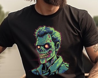 Zombie Shirt Living Dead T-Shirt Walkers TShirt Zombies Fan Gift For Zombie Lover Horror Movie Fan Shirt Halloween Gift