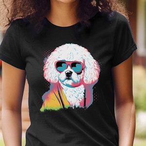 Bichon Frise Vintage Dog T-Shirt Retro Colorful Shirt Bichon Frise Vintage Dog T-Shirt Retro Colorful Shirt