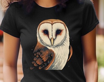 Barn Owl Shirt Barn Owl T-Shirt Barn Owl TShirt Barn Owl Gift Ornithologist Shirt Barn Owl Graphic Tee Gift For Barn Owl Lover