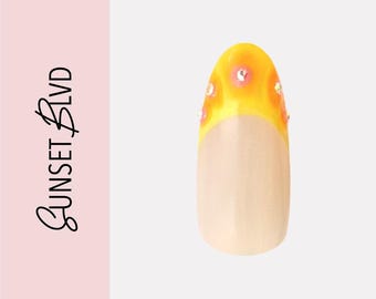 Sunset Blvd | Handmade Luxury Custom Press On Nail Set