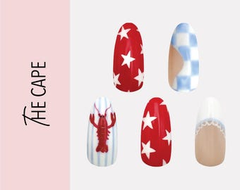 The Cape | Handmade Luxury Custom Press On Nail Set