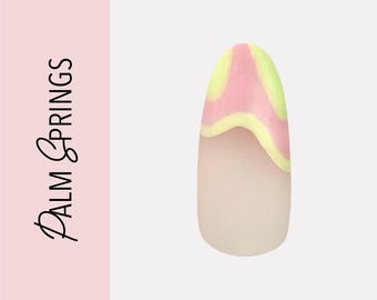 Palm Springs | Handmade Luxury Custom Press On Nail Set