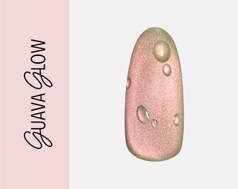 Guava Glow | Handmade Luxury Custom Press On Nail Set