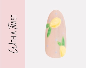 With a Twist | Handmade Luxury Custom Press On Nail Set