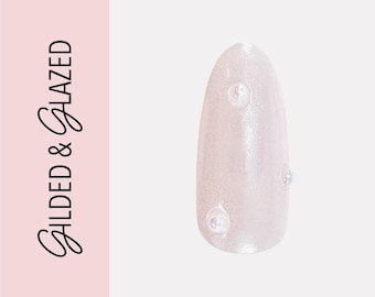 Gilded & Glazed | Handmade Luxury Custom Press On Nail Set
