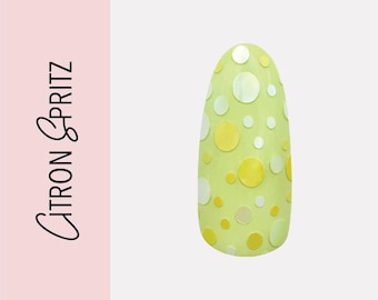Citron Spritz | Handmade Luxury Custom Press On Nail Set