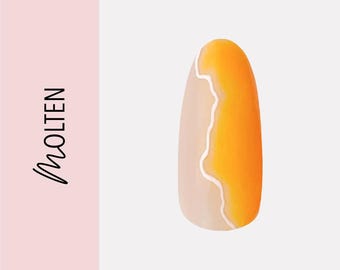 Molten | Handmade Luxury Custom Press On Nail Set