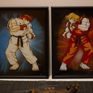 ¡Rivales! ryu contra ken