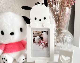 cute kawaii character puppy polaroid frame | magnetic instax mini polaroid picture photo frame with stand