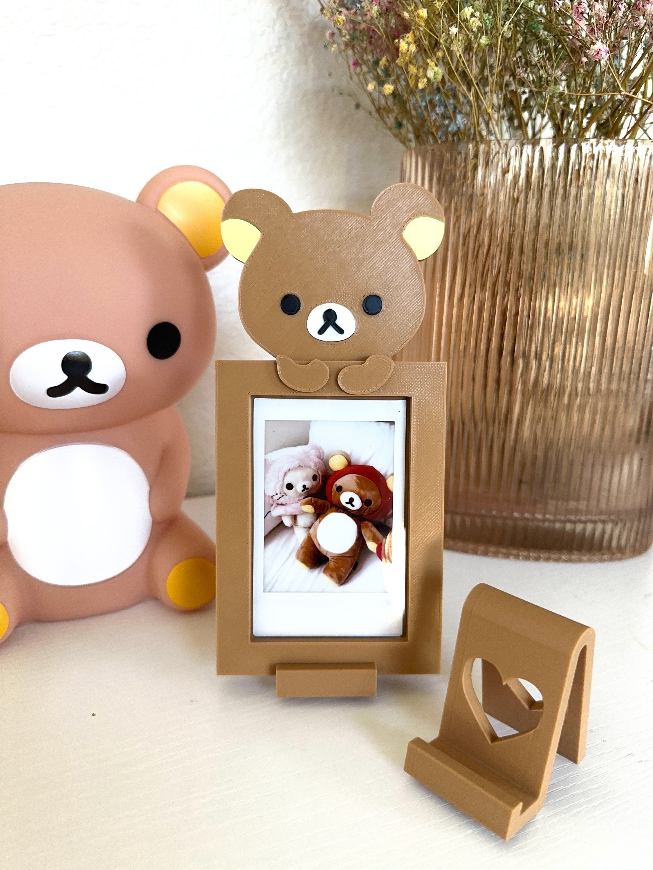 Cute Kawaii Character Bear Polaroid Frame Magnetic Instax Mini Polaroid  Picture Photo Frame With Stand 