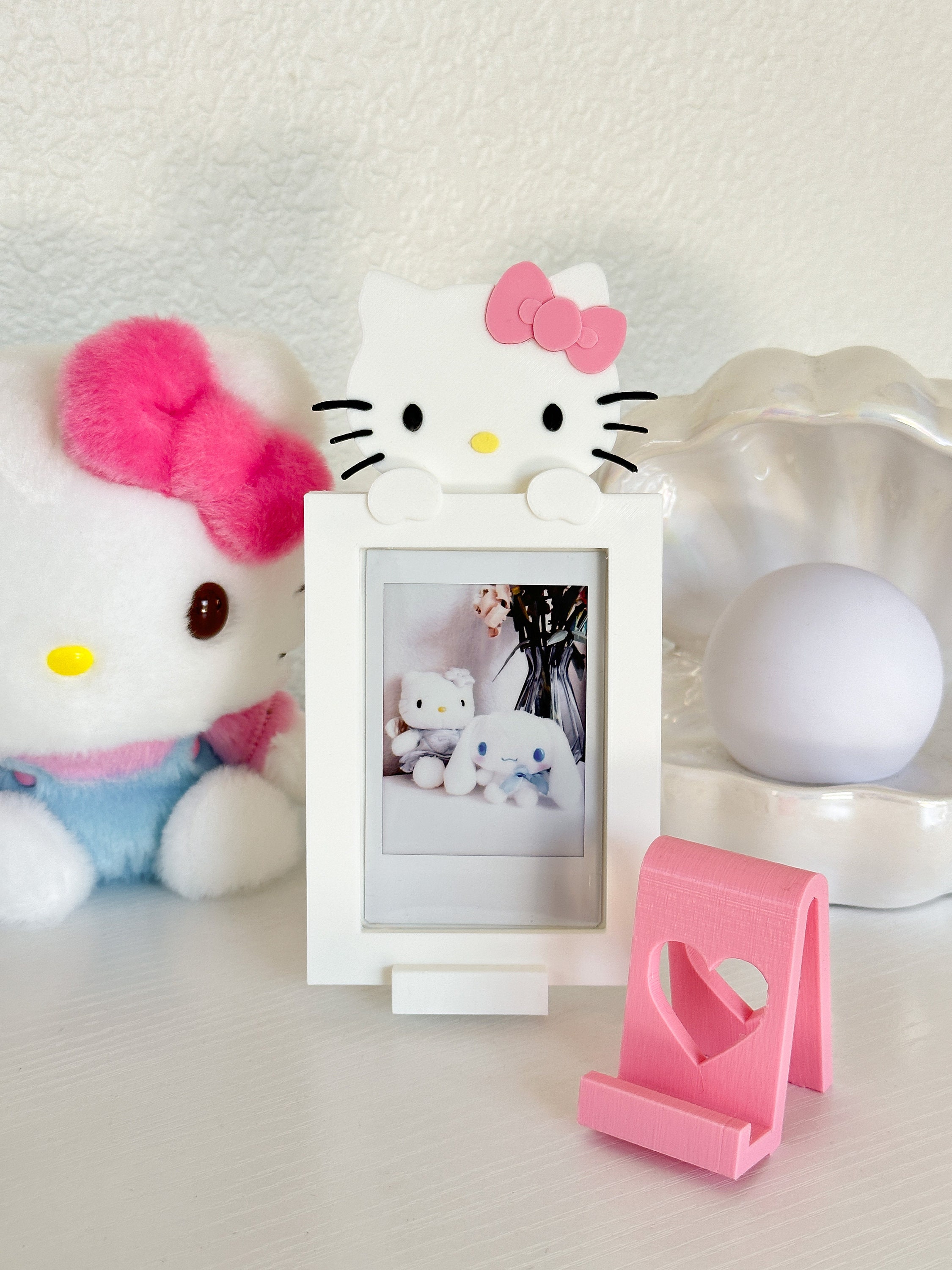 Cute Kawaii Character Kitty Polaroid Frame | Magnetic Instax Mini