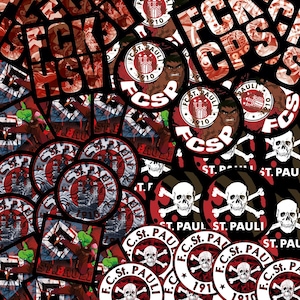 Ultras St. Pauli Sticker - 150 pcs. - Sticker - Hamburg - St. Pauli