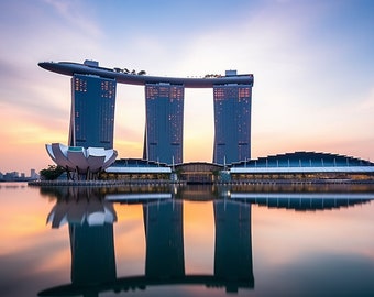 Sfondi virtuali per icone di Singapore / 5 sfondi virtuali Zoom / Sfondo / Sfondo ufficio / Microsoft Teams / Facebook / Google Meet