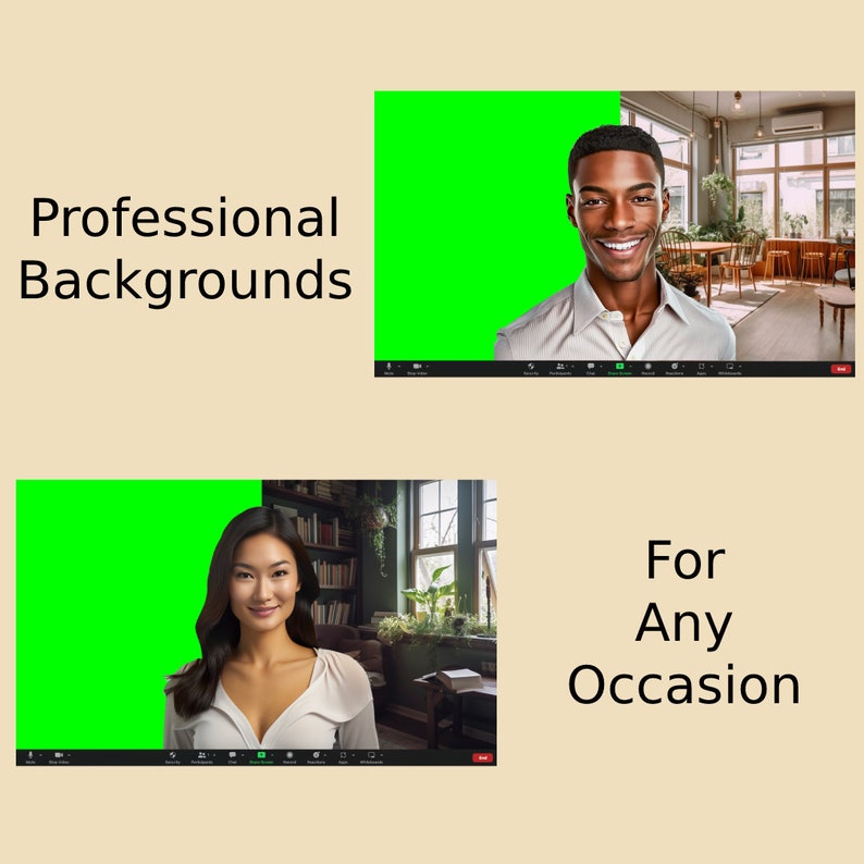 Modern Home Office Virtual Background 5 Zoom Virtual Backgrounds