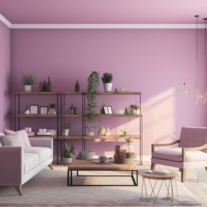 Purple Home Office Virtual Background | 5 Zoom Virtual Backgrounds ...