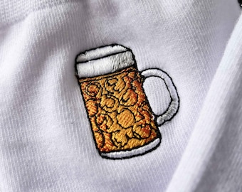Masskrug Bierkrug Maßkrug Bier Embroidery file, Oktoberfest Beermug mug Stickdatei, drink Maschinenstickdatei, instant Download