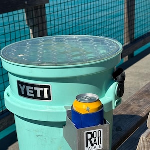 Cup Holder for YETI LoadOut Bucket, Aluminum, Made in USA
