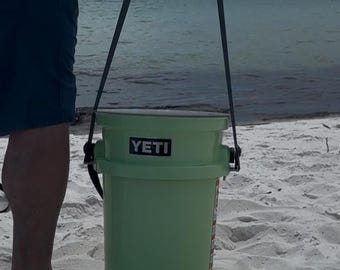 Shoulder Strap Bracket for YETI LoadOut Bucket, Aluminum Construction, USA Made, Gift for Fishermen