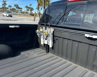 3 Fishing Rod Holder for Toyota Tundra Bed Accessory Rail, Aluminum Frame,  USA Made - Etsy