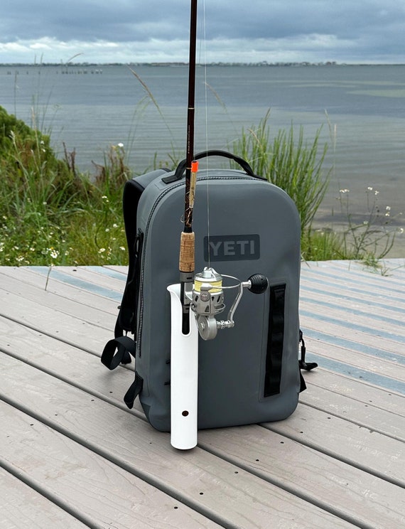 yeti bag attachment Fishing Rod Holder for YETI HITCHPOINT Grid Webbing, Powder Coated Aluminum  Frame, USA Made, Gift for Fishermen