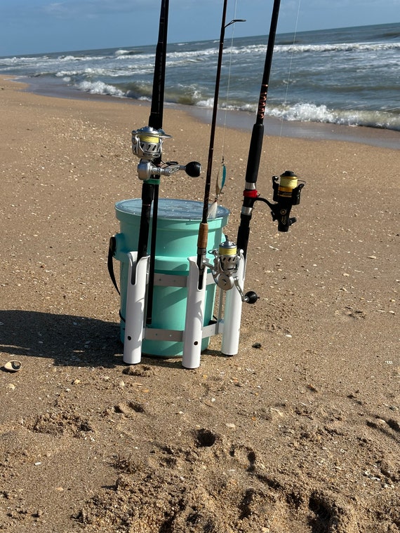 Fishing Rod Holder for YETI Loadout Bucket 