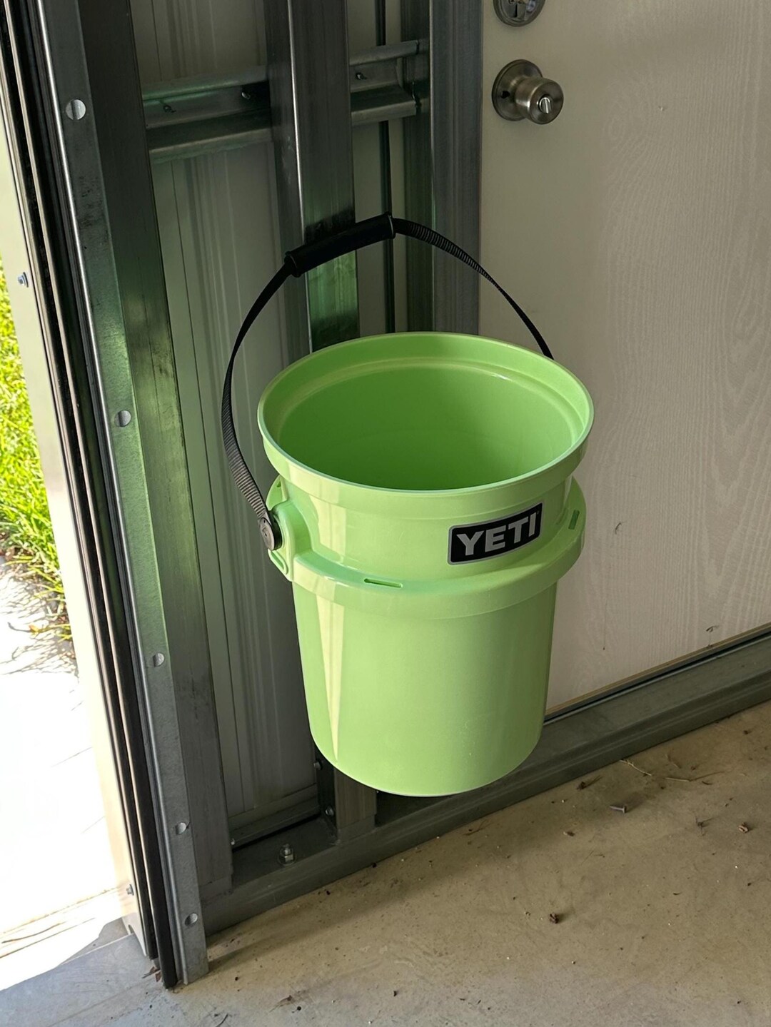 Yeti Loadout Bucket Wall Mount, Garage Organization, Aluminum