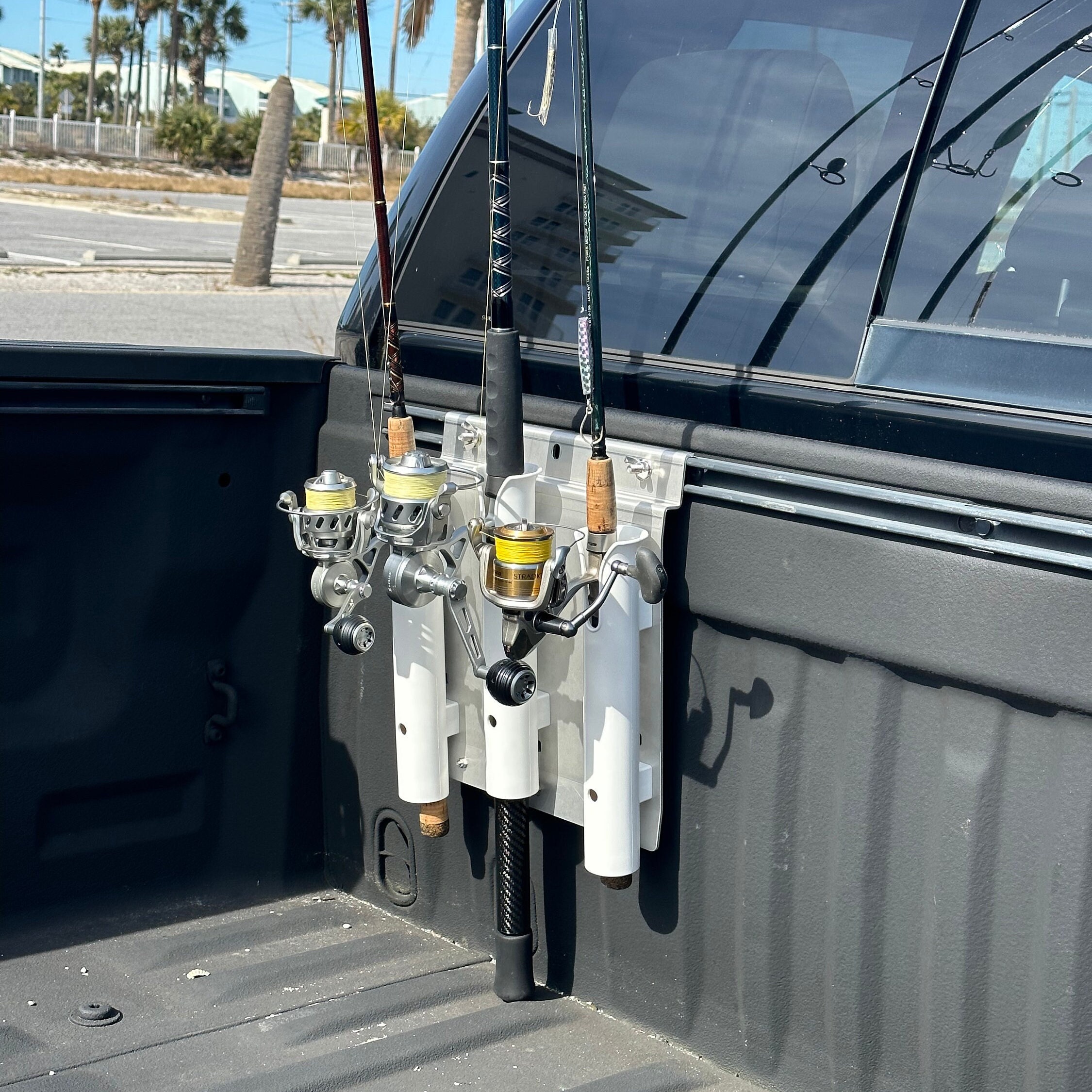 3 Fishing Rod Holder for Toyota Tundra Bed Accessory Rail, Aluminum Frame, USA Made - Etsy 3 Fishing Rod Holder for Toyota Tundra Bed Accessory Rail, Aluminum Frame, USA Made - Etsy