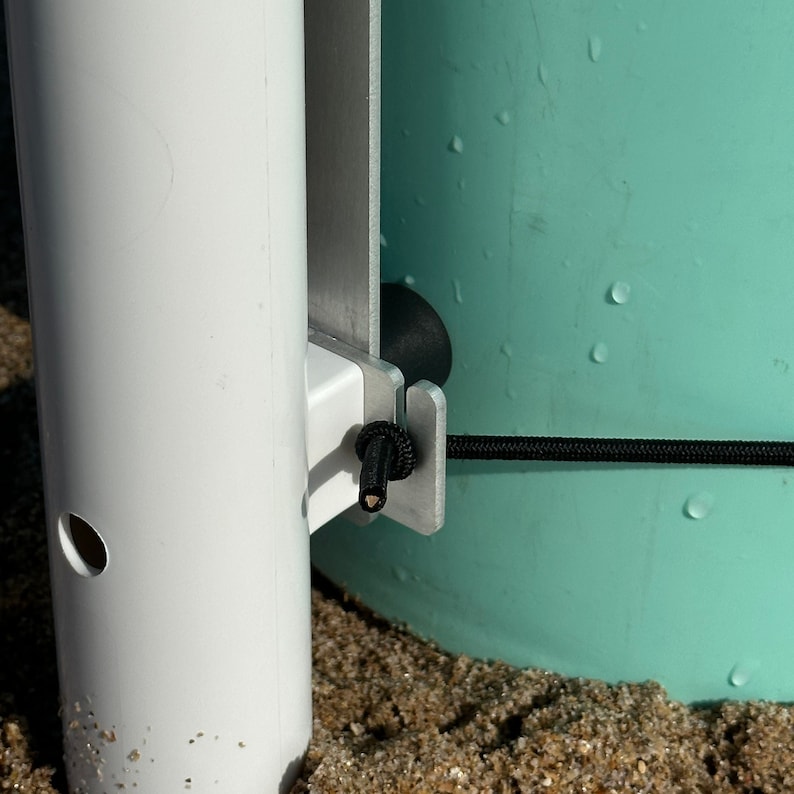 2 Fishing Rod Holder for YETI Loadout Bucket, Aluminum Frame, USA Made