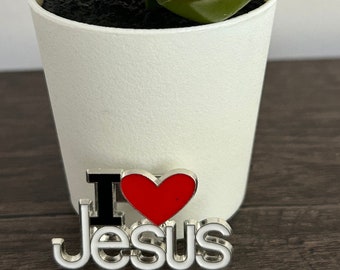 I Love Jesus Pins | Enamel Pins | Lapel Pins I  Jesus Loves You  pin, Gifts for him, Gifts for her, collectible enamel pin badge