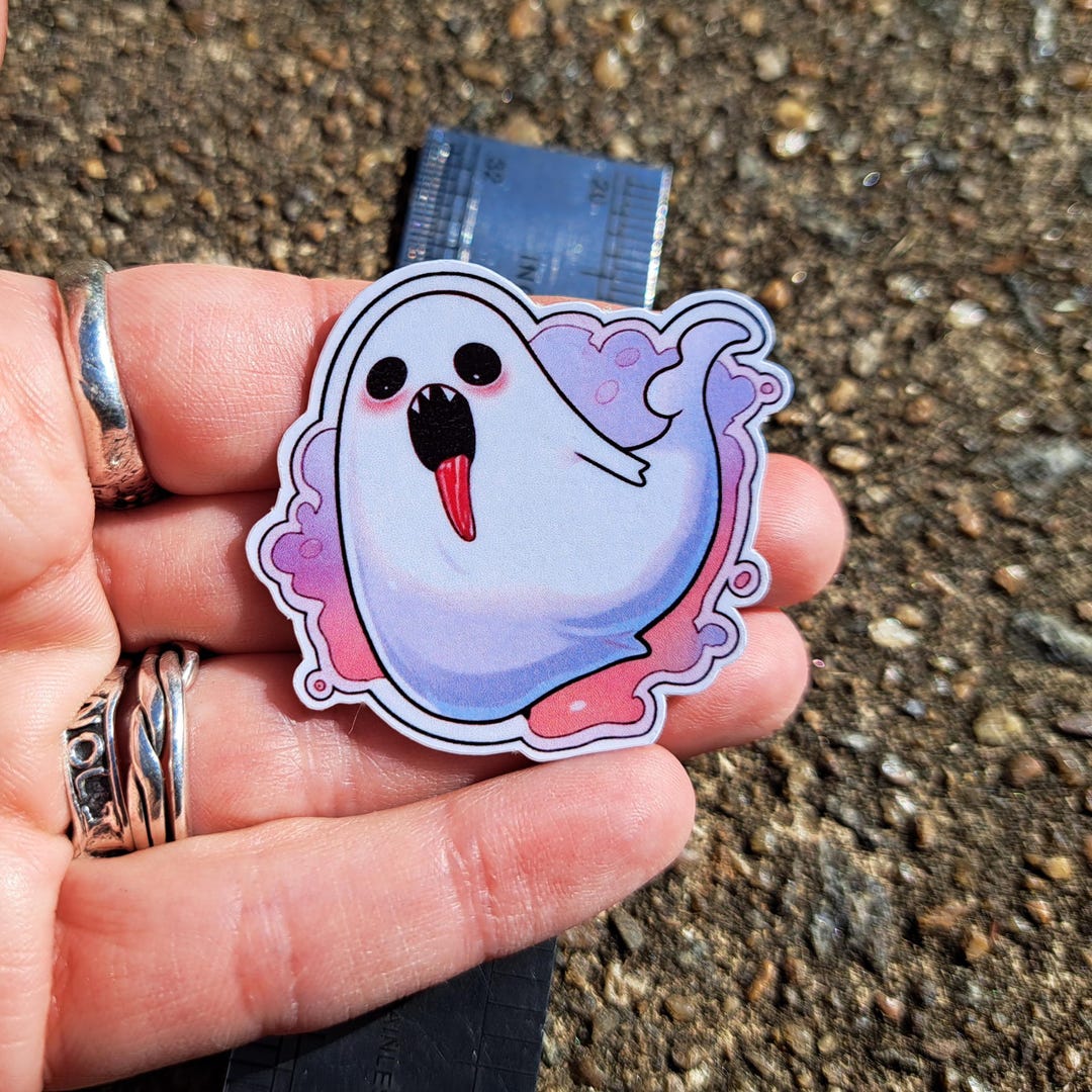 Cute Ghost Sticker | Monster Friend | Horror Fan | Folklore ...
