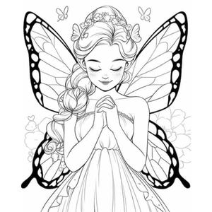 Pre School Fairy Coloring Pages | Fun & Creative Activities for Kids | Printable Art for Home Learning And Playtime