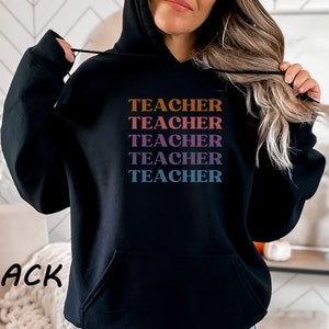 Teacher Shirt Teacher Appreciation Teacher Hoodie Funny Teacher T-Shirt Back School Shirt Music Gift from Student Teacher Gift Sweatshirt