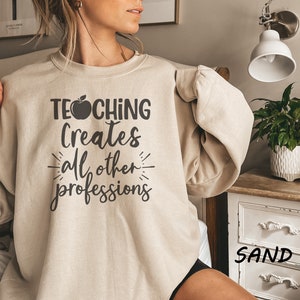 Teacher Shirt Sweatshirt Teacher Appreciation Teacher Hoodie Funny Teacher T-Shirt Back School Shirt Music Gift from Student Teacher Gift