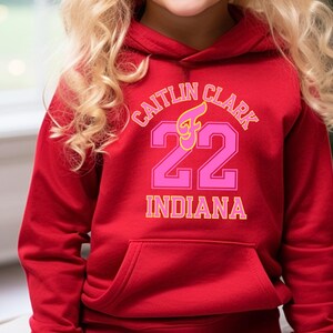 Caitlin Clark 22 Indiana Fever Youth Hoodie: Fan Apparel