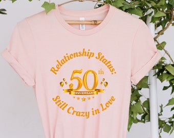 50th Anniversary Shirt, Matching Couple Gift, Golden Anniversary