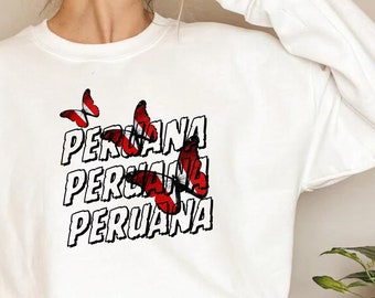 Peruvian Flag Sweatshirt: Peru Pride Crewneck