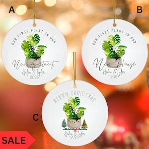 First Plant New Home Ornament 2023: Plant Lover Gift
