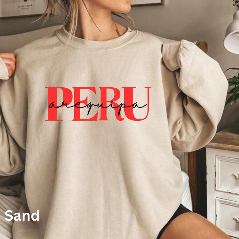 Personalized Peru Sweatshirt: Peruvian Pride Crewneck - Etsy