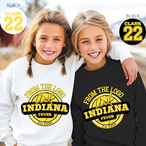 Caitlin Clark Youth Sweatshirt: Indiana Fever Basketball Fan Shirt